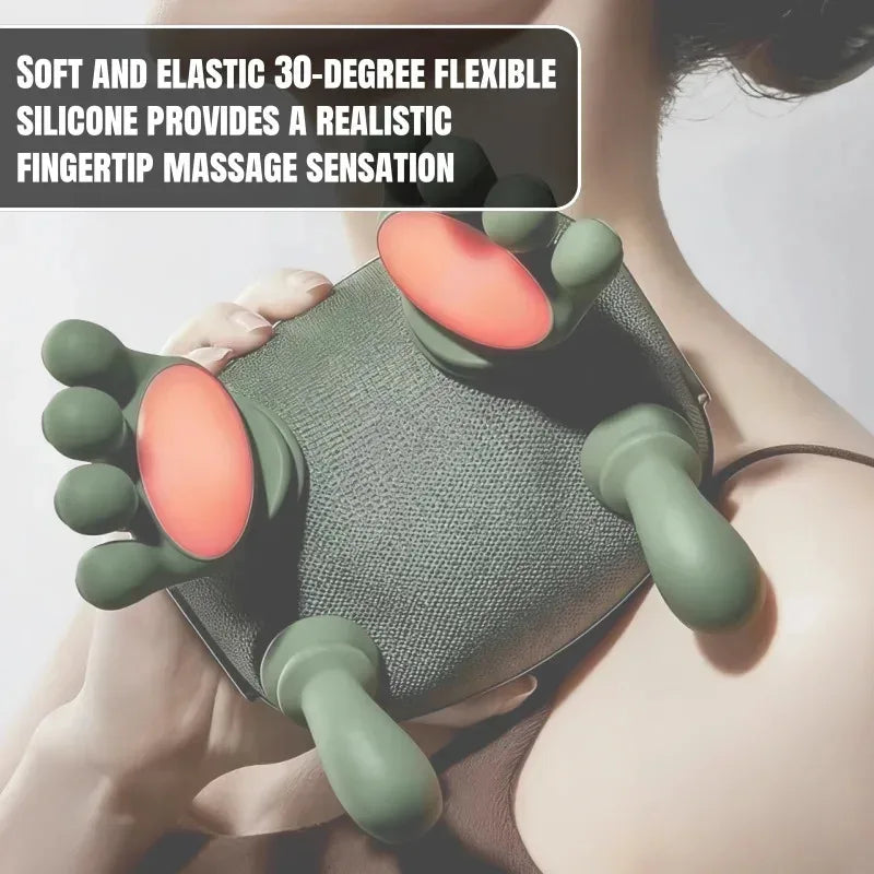 Maison Shiatsu HandRelief™ :Masseur nuque shiatsu mains 3D chauffantes sans fil