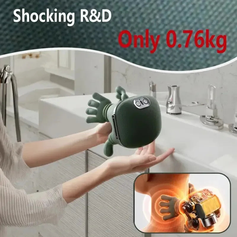 Maison Shiatsu HandRelief™ :Masseur nuque shiatsu mains 3D chauffantes sans fil