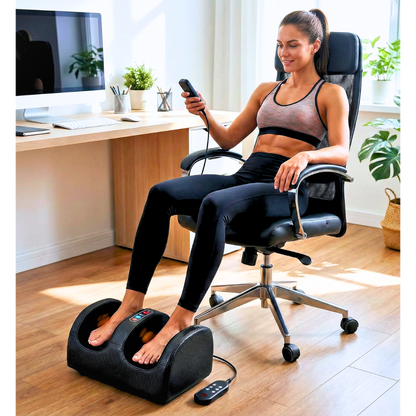 Maison Shiatsu FootRelief™ : Masseur pieds chauffant 3D pour relaxation profonde maison